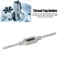 thumbnail image 3 of Tap Wrench Handle, Alloy Steel Anti Slip 1/16 To 3/8in Detachable High Strength Thread Tap Holder  For Tapping Operation, 3 of 8
