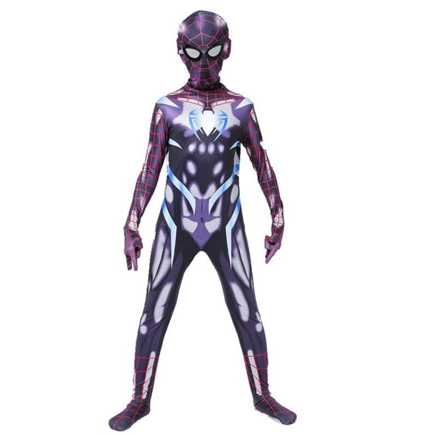 Disney-disfraz de araña de Marvel para niños y adultos, conjunto de mono de araña blanca, traje de Anime de Deadpool, ropa de Cosplay Fivean unisex