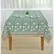 thumbnail image 4 of Mantel Ridhi de algodón verde musgo turquesa, 70 x 108 cm, 4 of 8