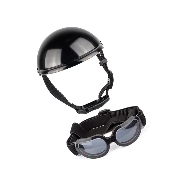 Greeniant Casco para perros Gafas para gatos Suministros para mascotas Regalo dulce Mano de obra a prueba de sol Transpirable Firmeza a prueba de Type3 NO3