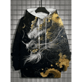 thumbnail image 3 of Sudadera con capucha para hombre con estampado 3D de animales, sudadera con capucha de manga larga con gráficos de tigre y león, moda de otoño, sudadera con capucha de dragón para hombre, ropa de call, 3 of 5