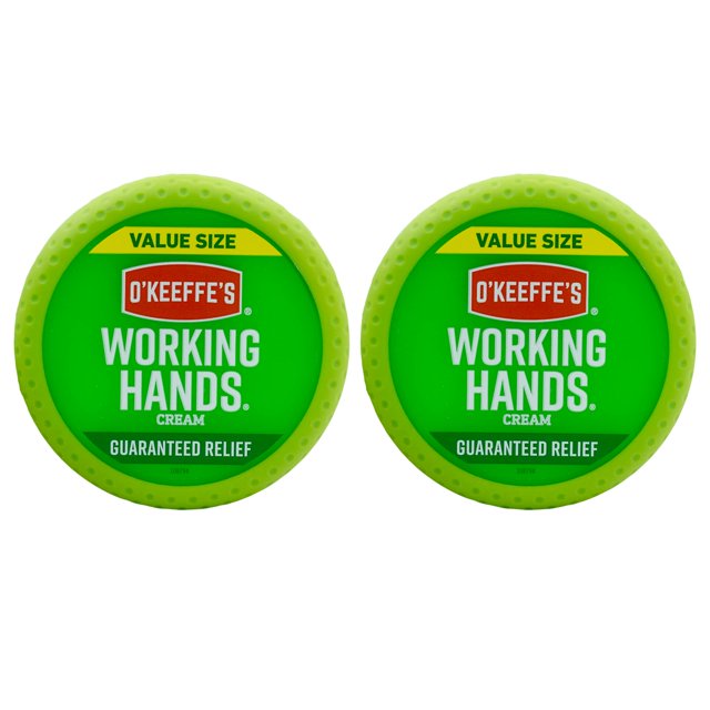 O'Keeffe's Working Hands Hand Crème Format Économique, Pot de 6,8 Onces, (Lot de 2)