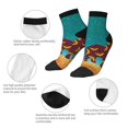 thumbnail image 5 of Pofeuu Elephants Print 30cm Socks, Adult Running Hiking Socks for Youth and Adult, 5 of 7