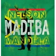 thumbnail image 2 of Nelson Mandela Madiba RSA Flag Men's Graphic T Shirt Tees Brisco Brands S, 2 of 6