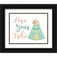thumbnail image 1 of Robinson, Tamara 18x15 Black Ornate Wood Framed with Double Matting Museum Art Print Titled - Love Your Tribe Boho, 1 of 4