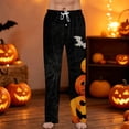 thumbnail image 2 of Satingcolo Men's Halloween Print Pajama Pants,Drawstring Casual Sleep Pants Pjs Bottoms,Halloween Gift For Men, 2 of 6