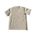 thumbnail image 3 of ZUKMRJPC Mens Short Sleeve T-Shirts V Neck Fashion Solid Color Summer Basic Tops Casual Loose Fit Sport Athletic Work Shirts, 3 of 7