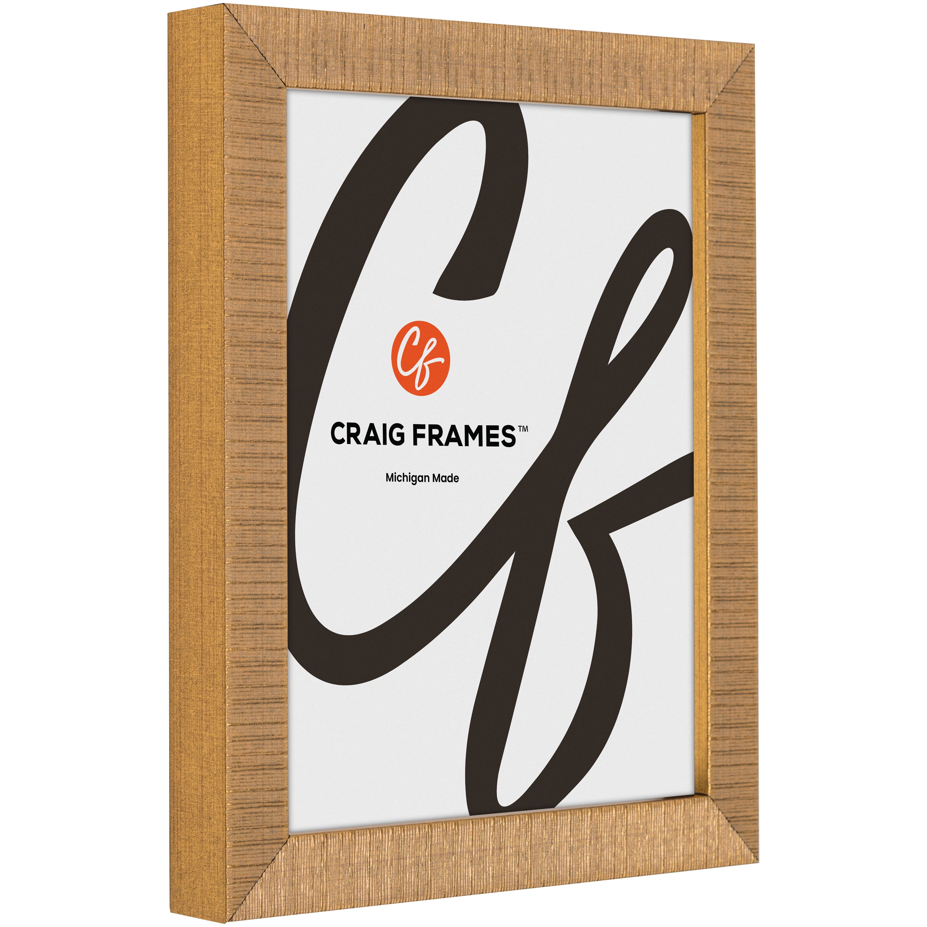 Craig Frames Linear, 18x24 Picture Frame, Gold