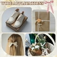 thumbnail image 7 of 2 Pairs Flat Laces Shoelaces, 2.6CM Wide 100CM Length Lacy Shoe Laces, White, 7 of 7