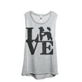 thumbnail image 1 of LOVE Poodle Women's Fashion Sleeveless Muscle Workout Yoga Tank Top Sport Grey Large, 1 of 3