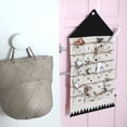 thumbnail image 4 of 2 unids Bolsa de calendario de Navidad única de la pared bolsa de almacenamiento de la pared decoración de la casa, 4 of 8