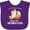 Purple, variant on Inktastic Happy First Mother's Day Boys or Girls Baby Bib