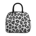 thumbnail image 2 of Womens Black Leopard Pattern Lunch Box for Work,Insulated Lunch Bag for Women,Loncheras Para Mujer,Leakproof Adult Lunch Bag for Work,Beach,Travel,Picnic,Camping, 2 of 7