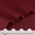 thumbnail image 4 of Mantel rectangular Uxcell 140x220cm, mantel de poliéster grueso color rojo vino, 4 of 7