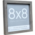 thumbnail image 3 of 3 Pack Fundamentals 8" x 8" Gray Shadow Boxes by Studio Decor, 3 of 4