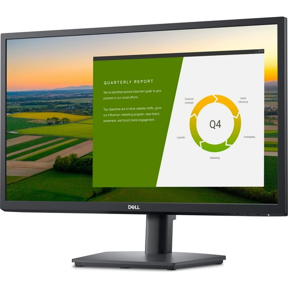 Refurbished Dell E2422HS 24 Inch Monitor, Full HD (1920x1080), 60Hz, 5ms GTG, HDMI, DisplayPort