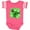 Football Pink and White, variant on Inktastic Painted Clover Patch- Shamrocks for St. Patricks Day Boys or Girls Baby Bodysuit