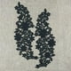 thumbnail image 1 of 1 par de parches de apliques de encaje con bordados Crafts Negro / 120''x54 '' - Negro Hugo Apliques De Encaje Floral, 1 of 10