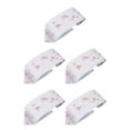 thumbnail image 1 of ZheElen Waterproof Wallpaper Border Transform Walls With 3D Patterns Self Adhesive Kitchen Bathroom Sticker pink floret 5Set, 1 of 6