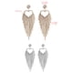 thumbnail image 3 of Qarigey 2 pendientes de aleación con borlas colgantes, joyería de moda, pendientes, mano de obra fina, tamaño compacto, suministros ligeros para Ropa, zapatos y accesorios Miscelánea Plata Qarigey AP017685-02, 3 of 6
