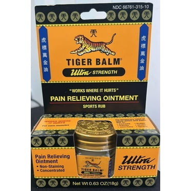 Tiger Balm Ultra Strength 0.63 oz Pack of 24