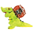 thumbnail image 7 of Mighty Dragon Green Durable Plush Squeaky Dog Toy, 7 of 7