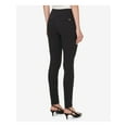 thumbnail image 2 of TOMMY HILFIGER Womens Black Printed Skinny Casual Pants 16, 2 of 3