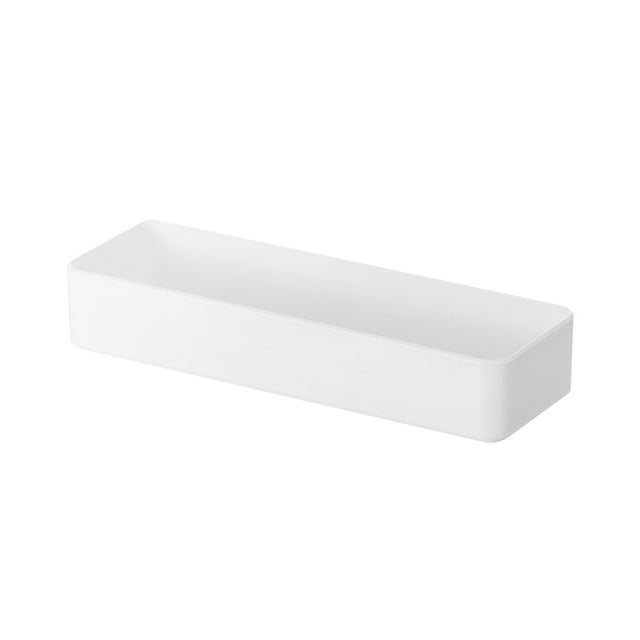 Caja organizadora de escritorio de plástico, cesta multiusos para el hogar, cesta para utensilios de cocina, organizador de cajones de escritorio para cosméticos, papelería, material de oficina y