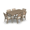 thumbnail image 2 of Homestyles Brentwood 7-Piece Mid-Century Wood Rectangle Dining Set in Brown, 2 of 7