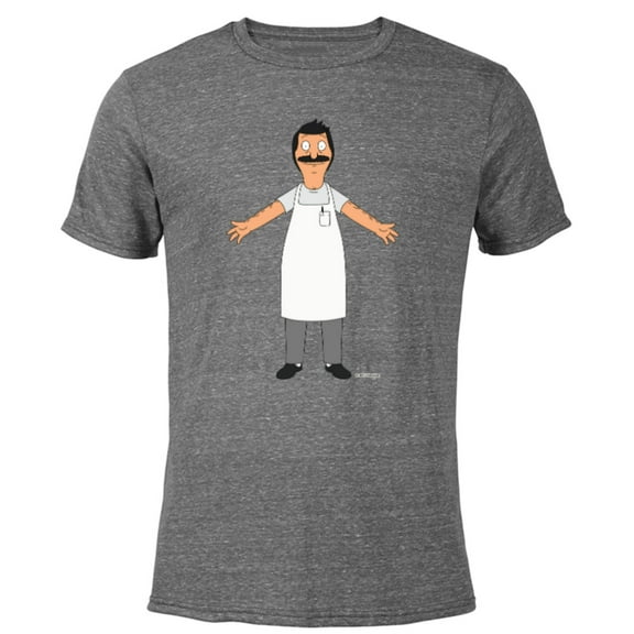 Bob’s Burgers Bob Belcher Hug - Short Sleeve Blended T-Shirt for Adults - Customized-Dark Heather