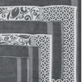 thumbnail image 3 of Pacific Coast Textiles Trefoil Filigree 6-Piece Cotton Adult Bath Towel Set, Platinum, 3 of 5