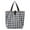 Black, variant on JWshufel Eco Friendly Foldable Portable Shopping Bag 600D Cloth Convenient Large Capacity Reusable Tote for Groceries and I Easy to Match Lattice Design