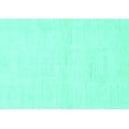 thumbnail image 1 of Ahgly Company Indoor Rectangle Solid Turquoise Blue Modern Area Rugs, 8' x 12', 1 of 4