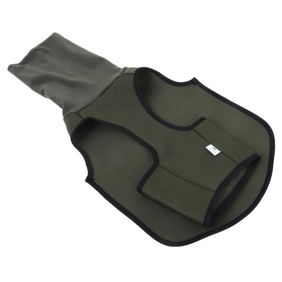 NICEXMAS Olive Green Dog Calming Hoodie with Snug Fit for Thunderstorm Anxiety Relief