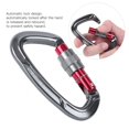 thumbnail image 3 of ANGGREK D Shape Carabiner, Heavy Duty Carabiner, Aluminium Alloy For Hammocks Climbing, 3 of 8