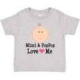 thumbnail image 3 of Inktastic Mimi and Poppop Love Me Grandchild Boys or Girls Baby T-Shirt, 3 of 5