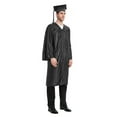 thumbnail image 4 of TOPTIE Unisex Graduation Set Gown Cap Tassel 2025 for High School and Bachelor Graduation Robe-Black-45"/5'0" to 5'2", 4 of 8
