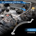 thumbnail image 2 of Manguera de Refrigerante de A/C para Hyundai Tucson 2004-2009 Línea de Manguera de Aire Acondicionado No. 977632E100 Caucho Hierro, 2 of 6