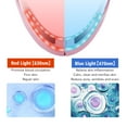 thumbnail image 5 of V-face Facial Lifting Belt Face Slimming V line Double Chin Red Blu LED, Red Blue Light Photon Therapy Machine, Pink, 5 of 7