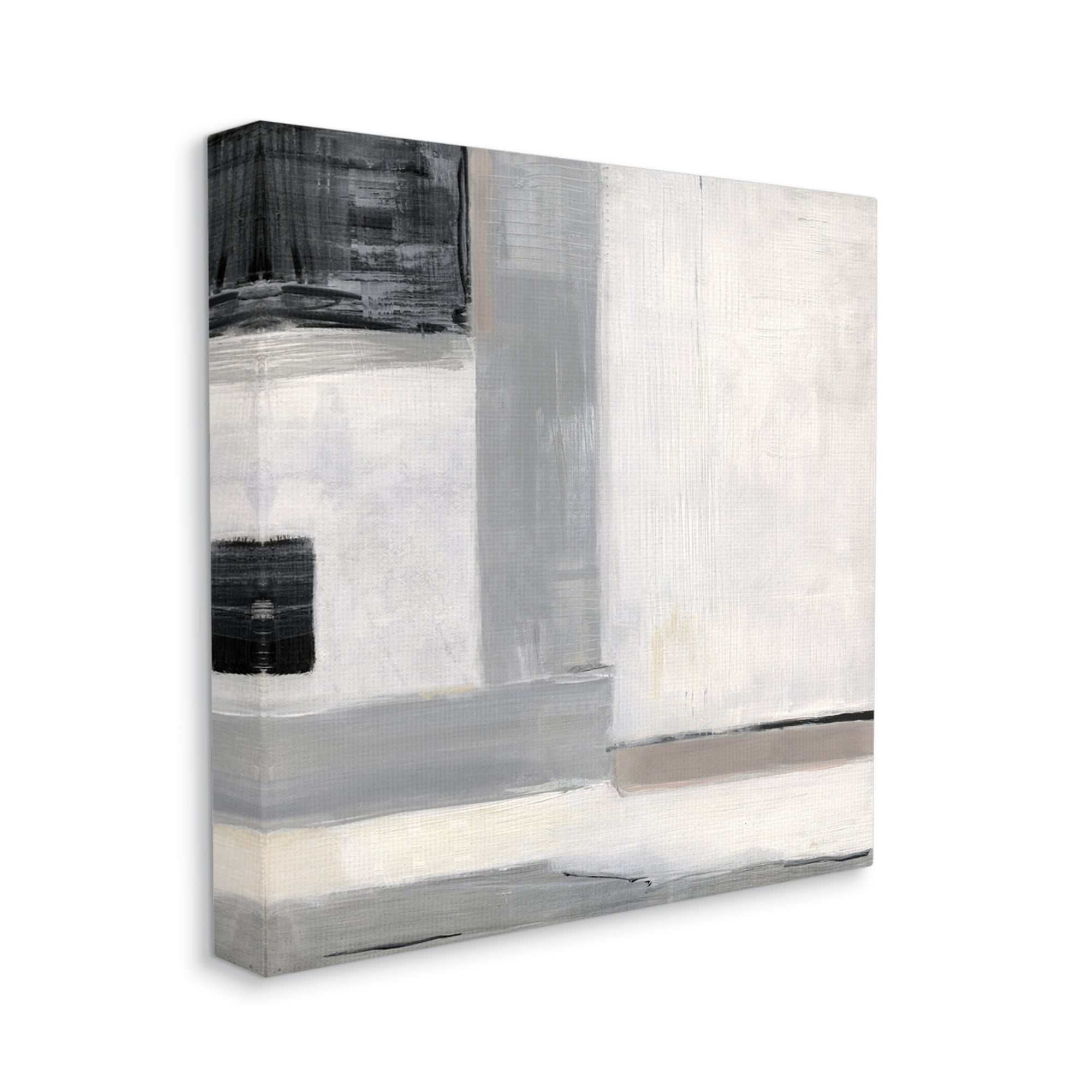 Stupell Modern Abstract Urban Air Abstract Painting Gallery Wrapped Canvas Print Wall Art