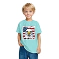 thumbnail image 4 of Blue Tops for Children Boy Girl Summer Fall Short Sleeve Independence Day Flag Graphic Lounge Kawaii Top T Shirt Blouse Kid 2026 Clothes Trendy Country Concert Y2K 3 Years, 4 of 6