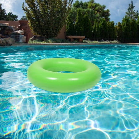 Raindrops Adults Swimming Ring Black Rubber Inflatable Float Practical and Anti-Scratch