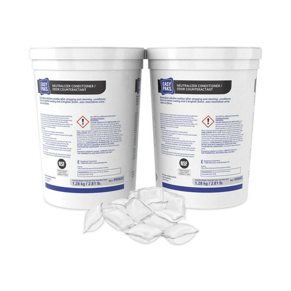 Easy Paks Neutralizer/Conditioner Powder-To-Liquid Deodorizer 0.5 oz. Packets 90 Packets/Tub 2