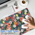 thumbnail image 4 of Long Mouse Pads for Desk,Pioneer Flower Floral Print Pattern Desk Mats on Top Of Desks, Desk Mouse Pad Extra Large with 3mm Non-Slip Base and Stitched Edge for Gaming,Office,Work,Home 31.5"x15.7", 4 of 6