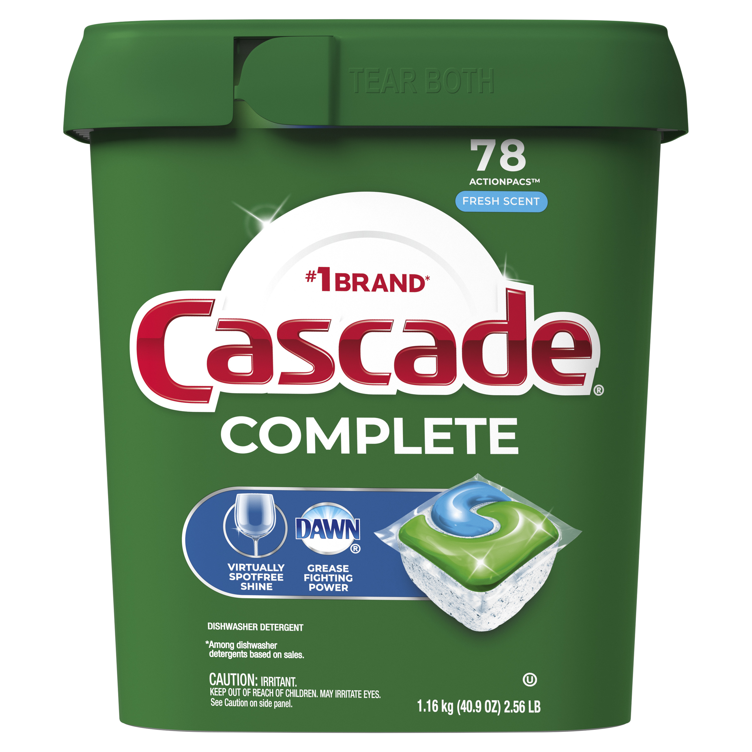 Cascade Complete Dishwasher Pods, Fresh Scent, 78 Count photo 7