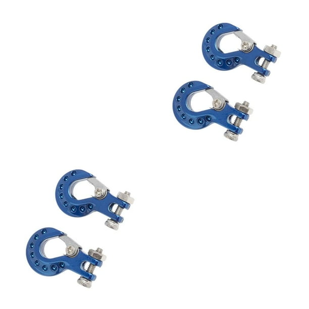 Tholdsy Paquete de 2 ganchos para remolque, suministros de control remoto de superficie lisa exquisita, artesanía con etiqueta de tracción, escala Type4 NO4 Tholdsy CBP394583