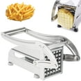 thumbnail image 4 of French Fry Cutter Multifunction Potato Slicer Vegetable Fruit Chopper with 2 Stainless Steel Blades for French Fries Chips Maker Potato Slicer for Tomato Potato Cooking Gadget Tool, 4 of 10