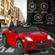 thumbnail image 2 of Coche Jaguar Montable para Niños Costway Juguete Eléctrico con Mando Música Cuentos Rojo, 2 of 9