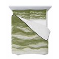thumbnail image 7 of Sage Green Ombre Full Size Down Alternative Comforter, Lightweight Comforter Quilt Bedding Set with Pillow Shams Modern Moire Abstract Art Luxury All Seasons Bed Comforter Duvet Insert 78"x90", 7 of 7
