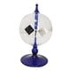 thumbnail image 4 of Molino de viento a presión con luz solar, radiómetro de Crookes, decoración, juguete de bricolaje, paletas Azul, 4 of 9